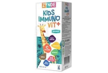 ZYNDE KIDS IMMUNO VIT+ TAKVIYE EDICI GIDA 150 ml İlaç Görseli
