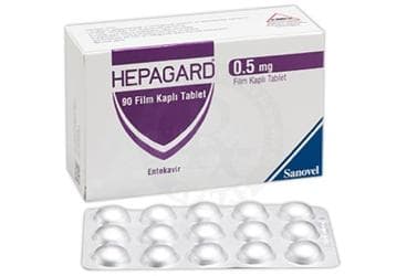 HEPAGARD 0,5 MG  FILM KAPLI TABLET (90 TABLET) İlaç Görseli