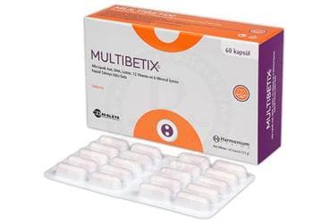 MULTIBETIX KAPSUL 60 kapsül İlaç Görseli