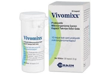 VIVOMIXX PROBIYOTIK MIKROORGANIZMA ICEREN KAPSUL 30 kapsül İlaç Görseli