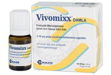 VIVOMIXX PROBIYOTIK MIKROORGANIZMA ICEREN DAMLA 2x5 ml şişe İlaç Görseli