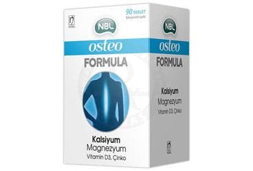 NBL OSTEO FORMULA KALSIYUM MAGNEZYUM VITAMIN D3 CINKO ICEREN TABLET 90 tablet İlaç Görseli