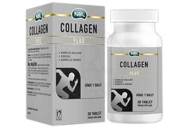 NBL COLLAGEN PLUS HIDROLIZE KOLLAJEN ICEREN TAKVIYE EDICI GIDA 30 tablet İlaç Görseli