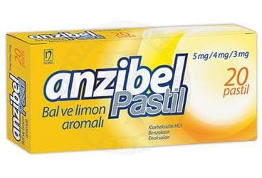 ANZIBEL BAL VE LIMON AROMALI PASTIL 20 pastil İlaç Görseli