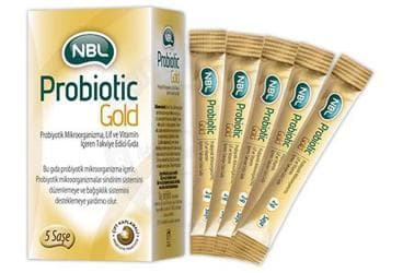 NBL PROBIOTIC GOLD SASE 5 saşe İlaç Görseli