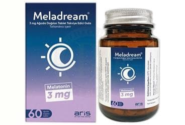 MELADREAM MELATONIN AGIZDA DAGILAN TABLET 3 mg 60 tablet İlaç Görseli