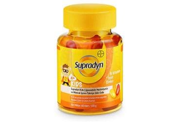 SUPRADYN KIDS MAGIC MULTIVITAMIN VE MINERAL ICEREN CIGNENEBILIR DRAJE 60 tablet İlaç Görseli