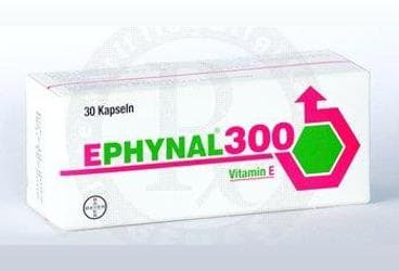 EPHYNAL VITAMIN E JELATIN KAPSUL 300 IU 30 kapsül İlaç Görseli