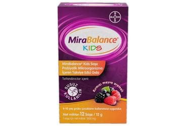 MIRABALANCE KIDS SASE TAKVIYE EDICI GIDA 12 saşe İlaç Görseli