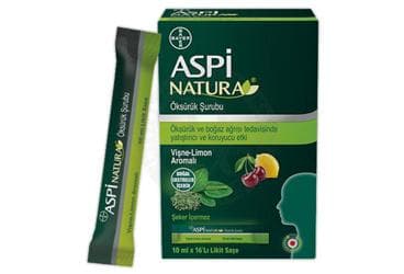 ASPI NATURA OKSURUK SURUBU VISNE-LIMON AROMALI LIKIT SASE 16x10 ml saşe İlaç Görseli