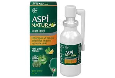 ASPI NATURA BOGAZ SPREYI 20 ml şişe İlaç Görseli