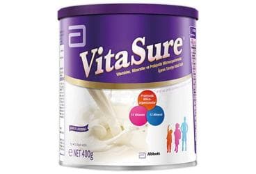 VITASURE VANILYA AROMALI TAKVIYE EDICI GIDA 400 g toz İlaç Görseli
