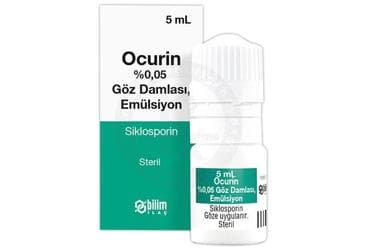 OCURIN % 0,05 GOZDAMLASI, EMULSIYON (5 ML) İlaç Görseli