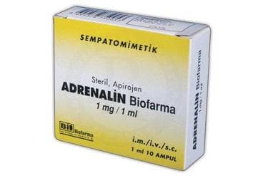 ADRENALIN BIOFARMA 1 MG 10 AMPUL İlaç Görseli