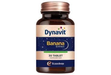 DYNAVIT BANANA EXTRACT TAKVIYE EDICI GIDA 30 tablet İlaç Görseli