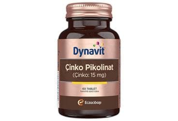 DYNAVIT CINKO PIKOLINAT ICEREN TAKVIYE EDICI GIDA 60 tablet İlaç Görseli