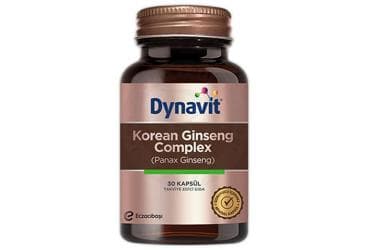 DYNAVIT KOREAN GINSENG COMPLEX TAKVIYE EDICI GIDA 30 kapsül İlaç Görseli