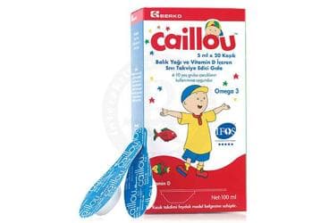 CAILLOU BALIK YAGI VE VITAMIN D ICEREN TAKVIYE EDICI GIDA 5 ml x 20 kaşık İlaç Görseli