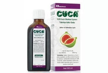 CUCA INCIR EKSTRESI ICEREN TAKVIYE EDICI GIDA 20% 100 ml şişe İlaç Görseli