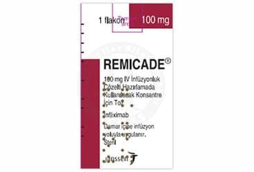 REMICADE 100 MG IV INFUZYONLUK COZELTI HAZIRLAMADA KULLANILACAK KONSANTRE ICIN TOZ 1 FLAKON İlaç Görseli
