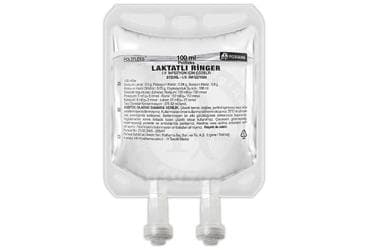 POLIFLEKS LAKTATLI RINGER SOLUSYONU 100 ML (PVC TORBA) SETLI İlaç Görseli