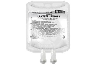 POLIFLEKS LAKTATLI RINGER SOLUSYONU 250 ML PVC TORBA SETLI İlaç Görseli