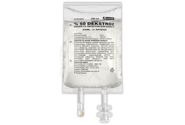 POLIFLEKS %50 DEKSTROZ SUDAKI SOLUSYONU 100 ML(PVC TORBA)SETSIZ İlaç Görseli