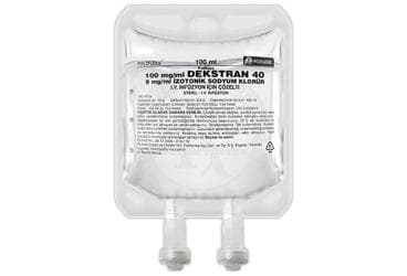 POLIFLEKS DEKSTRAN 40 IZOTONIK SODYUM KLORUR SOLUSYON 100 ML SETLI(PVC) İlaç Görseli