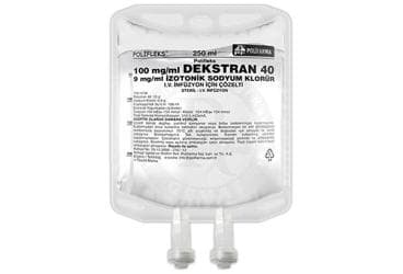 POLIFLEKS DEKSTRAN 40 IZOTONIK SODYUM KLORUR SOLUSYON 250 ML SETSIZ(PVC) İlaç Görseli