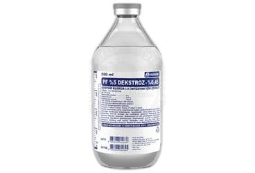 %5 DEKSTROZ %0,45 SODYUM KLORUR SOLUSYONU 500 ML SETSIZ (CAM SISE) İlaç Görseli