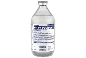 PF 1/4 POLIDEKS IV INFUZYON ICIN COZELTI 500 ML SETSIZ İlaç Görseli