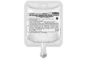 PRE-EKLAMOL MAGNEZYUM SULFAT 4G/100 ML IV. INF. ICIN COZ. (100 ML SETSIZ) İlaç Görseli