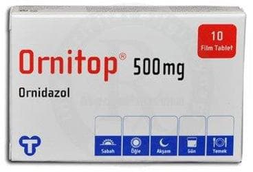 ORNITOP 500 MG 10 FILM TABLET İlaç Görseli