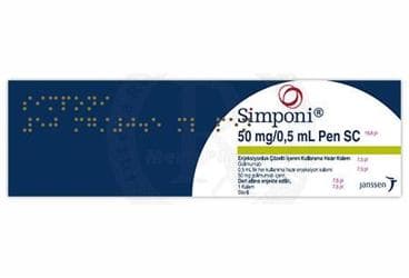 SIMPONI 50 MG ENJ. COZ.ICEREN KUL. HAZIR 1 KALEM İlaç Görseli