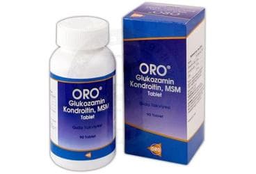 ORO GLUKOZAMIN KONDROITIN MSM TABLET 90 tablet İlaç Görseli