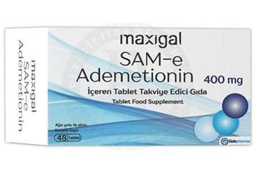 MAXIGAL SAM-E ADEMETIONIN ICEREN TAKVIYE EDICI GIDA TABLET 48 tablet İlaç Görseli