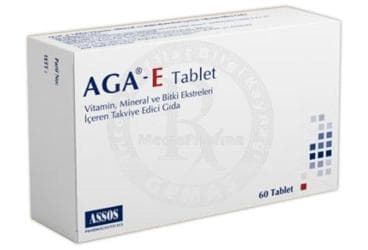 AGA-E TABLET 60 tablet İlaç Görseli