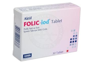 FOLIC IOD TABLET 30 tablet İlaç Görseli