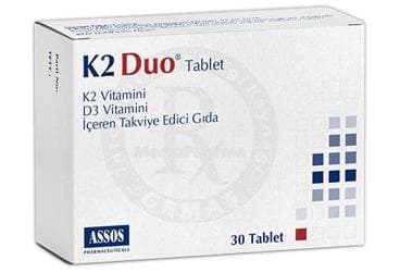 K2 DUO TABLET 30 tablet İlaç Görseli