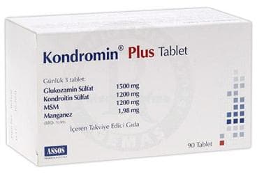 KONDROMIN PLUS TABLET 90 tablet İlaç Görseli