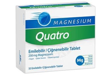 MAGNESIUM QUATRO TAB 32 tablet İlaç Görseli