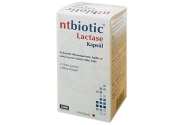 NTBIOTIC LACTASE KAPSUL 60 kapsül İlaç Görseli