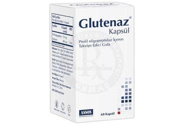 GLUTENAZ PROLIL OLIGOPEPTIDAZ ICEREN KAPSUL TAKVIYE EDICI GIDA 60 kapsül İlaç Görseli
