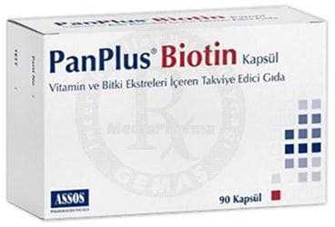PANPLUS BIOTIN KAPSUL 90 kapsül İlaç Görseli