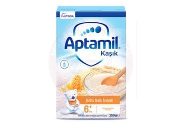 APTAMIL KASIK SUTLU BALLI IRMIKLI TAHIL BAZLI BEBEK VE KUCUK COCUK EK GIDASI 250 g toz İlaç Görseli