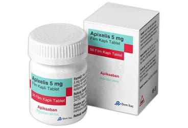 APIXELIS 5 MG FILM KAPLI TABLET (56 TABLET) İlaç Görseli