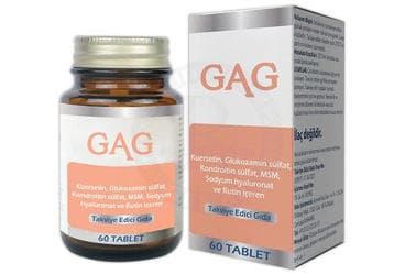 GAG TAKVIYE EDICI GIDA 60 tablet İlaç Görseli