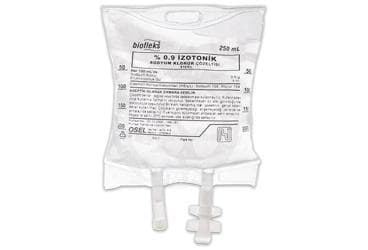 BIOFLEKS %0,9 IZOTONIK SODYUM KLORUR SOLUSYONU 250 ML (PVC TORBA) SETSIZ İlaç Görseli