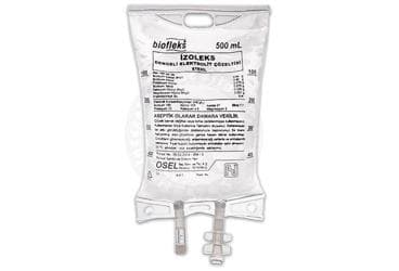 BIOFLEKS IZOLEKS DENGELI ELEKTROLIT SOL (PVC TORBA) 500 ML SETLI İlaç Görseli