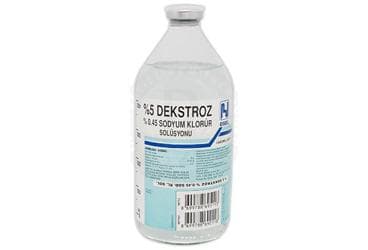 %5 DEKSTROZ %0,45 SODYUM KLORUR SOLUSYON   500 ML SETLI İlaç Görseli